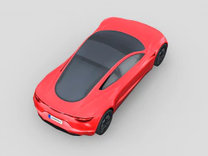 Tesla Roadster 2020 3D Model