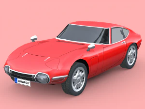 도요타 2000GT 1969 3D 모델