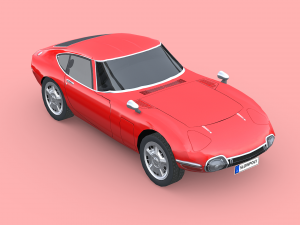 Toyota 2000GT 1969 Modelo 3D