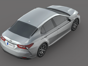 Toyota Camry LE Hybrid 2023 3D Model