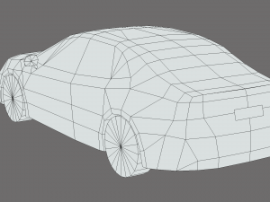 Toyota Camry LE Hybrid 2023 3D Model