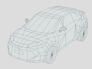 Toyota C-HR 2024 Modello 3D