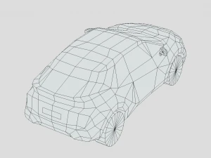 Toyota C-HR 2024 3D Model