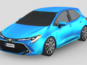 Toyota Corolla Hatchback 2021 3D 模型