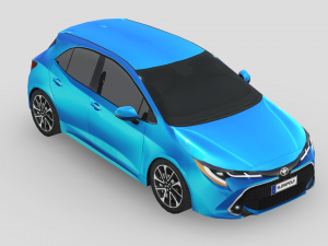 Toyota Corolla Hatchback 2021 3D Модель