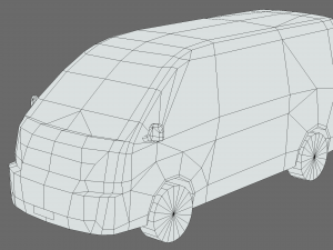 Toyota Hiace Passenger Van L2H3 GLX 2020 Modello 3D