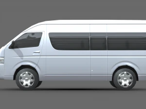 Toyota Hiace Passenger Van L2H3 GLX 2020 3D Model