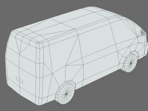 Toyota Hiace Passenger Van L2H3 GLX 2020 3D Model