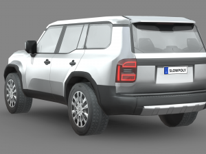 Toyota Land Cruiser 250 Prado 2024 3D Model