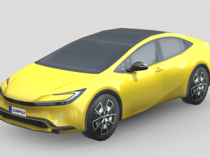 Toyota Prius 2023 3D 模型