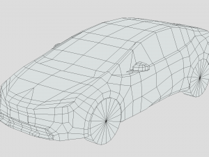 Toyota Prius 2023 Model 3D