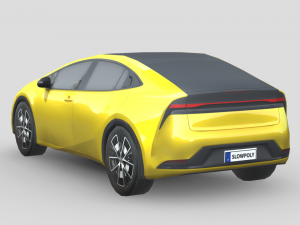 Toyota Prius 2023 Model 3D