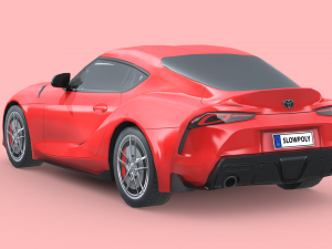 Toyota Supra 2020 Model 3D