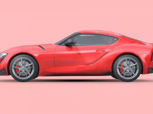 Toyota Supra 2020 Model 3D