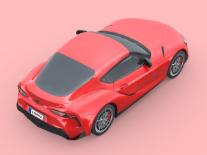 Toyota Supra 2020 Model 3D