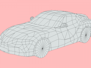 Toyota Supra 2020 Model 3D