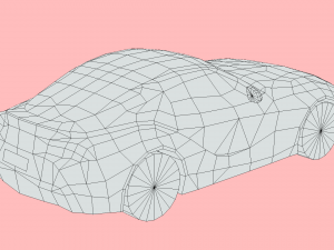 Toyota Supra 2020 Model 3D