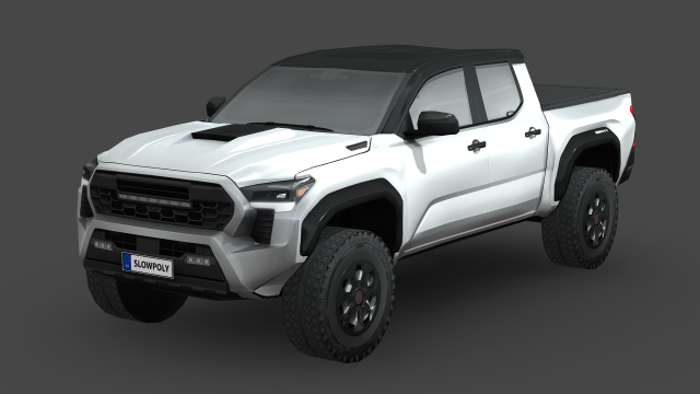 Toyota Tacoma 2024 Modelo 3D .c4d .max .obj .3ds .fbx .stl .blend 
