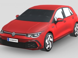 Volkswagen Golf GTI 2020 3D Model