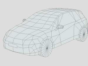 Volkswagen Golf GTI 2020 3D Model