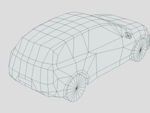 Volkswagen Golf GTI 2020 3D Model