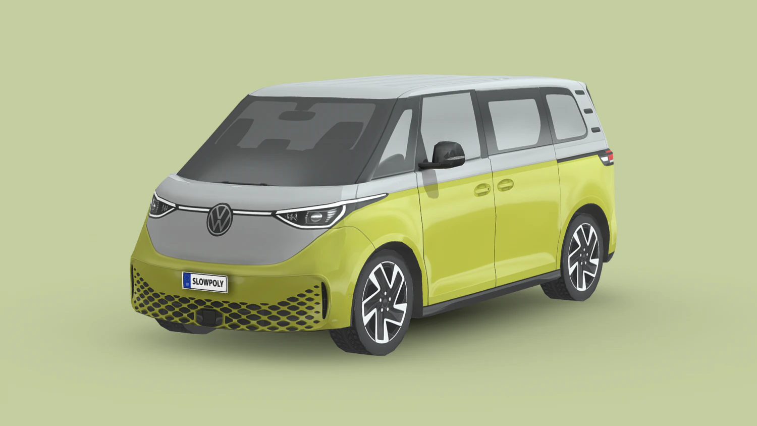Volkswagen ID Buzz 3D Model .c4d .max .obj .3ds .fbx .stl .blend 