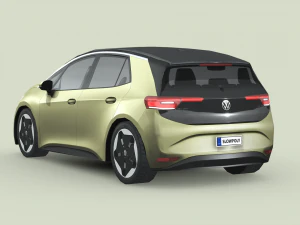 Volkswagen ID3 2024 3D Model