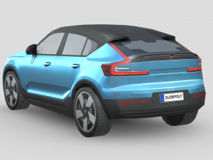Volvo C40 Recharge Modello 3D