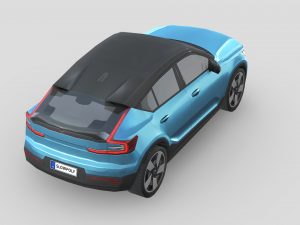 Volvo C40 Recharge Modello 3D