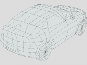 Volvo C40 Recharge Modello 3D
