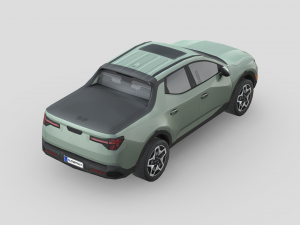 Hyundai Santa Cruz 3D मॉडल