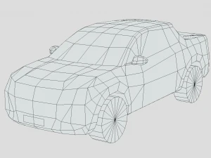 Hyundai Santa Cruz 3D Model