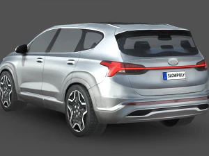 Hyundai Santa Fe 2021 3D Model