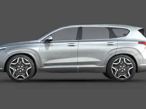 Hyundai Santa Fe 2021 Modelo 3D