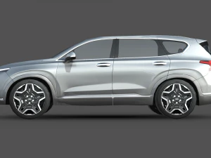 Hyundai Santa Fe 2021 3D Model