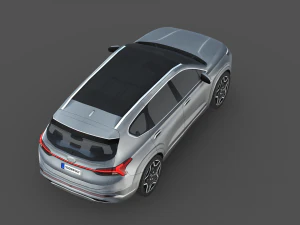 Hyundai Santa Fe 2021 3D Model