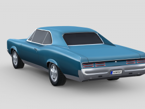 Pontiac GTO 1967 Model 3D