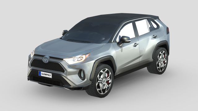 Toyota RAV4 Prime 2021 3D Model .c4d .max .obj .3ds .fbx .stl .blend 