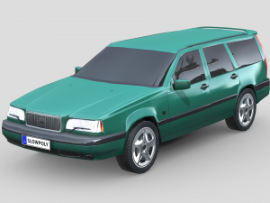 Volvo 850 wagon 1997 3D Model