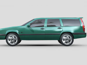 Volvo 850 wagon 1997 3D Model