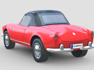 Alfa Romeo Giulietta Spider 1955 3D Model