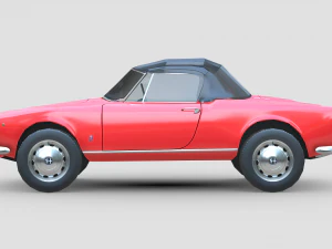 Alfa Romeo Giulietta Spider 1955 3D Model