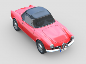 Alfa Romeo Giulietta Spider 1955 Modelo 3D