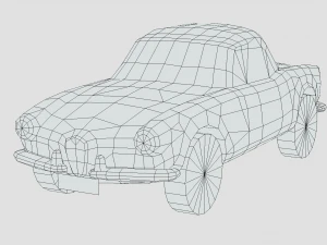 Alfa Romeo Giulietta Spider 1955 3D Model