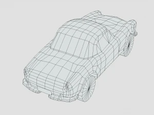 Alfa Romeo Giulietta Spider 1955 3D Model
