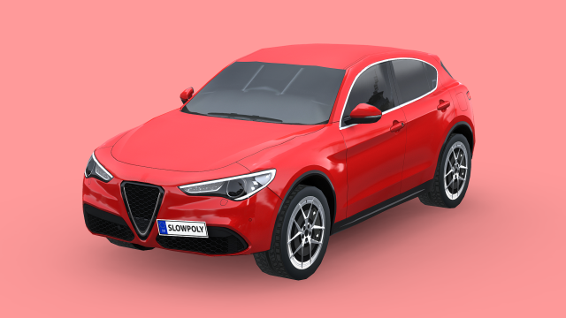 Alfa Romeo Stelvio 2020 Modèle 3D .c4d .max .obj .3ds .fbx .stl .blend 