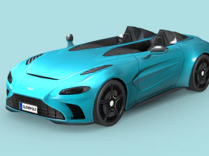 एस्टन मार्टिन V12 स्पीडस्टर 2021 3D मॉडल