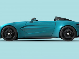Aston Martin V12 Speedster 2021 Model 3D
