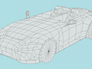 Aston Martin V12 Speedster 2021 Model 3D