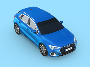 Audi A3 Sportback 2021 3D-Modell